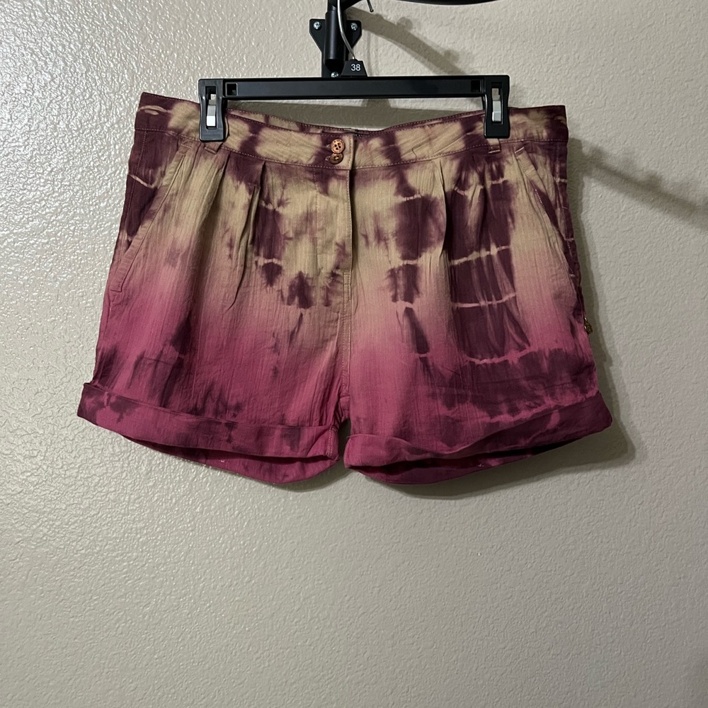 Maison Scotch (Scotch & Soda) Ombré Burgundy and Cream beach Shorts Sz-29